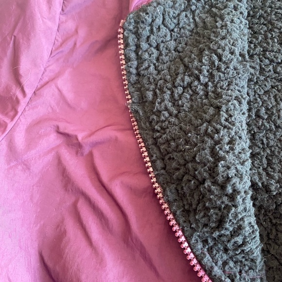 NWT Victoria's Secret Pink Crest Logo Full Zip Sherpa Lined Hoodie Jacket XS - Picture 3 of 6